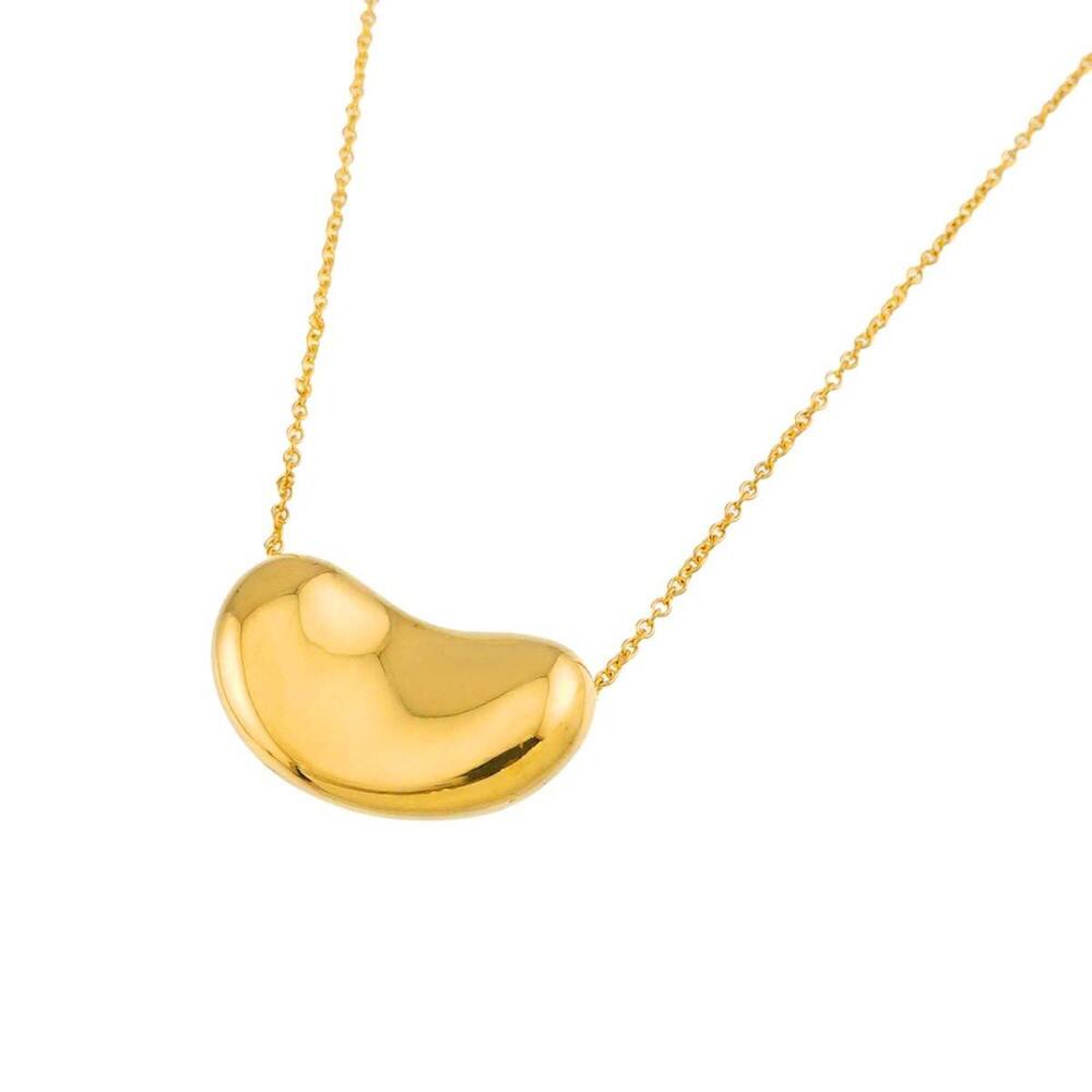 TIFFANY & CO. 18k Gold Bean Necklace